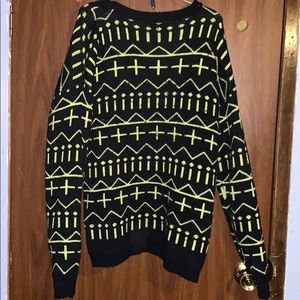 oversized math sweater.